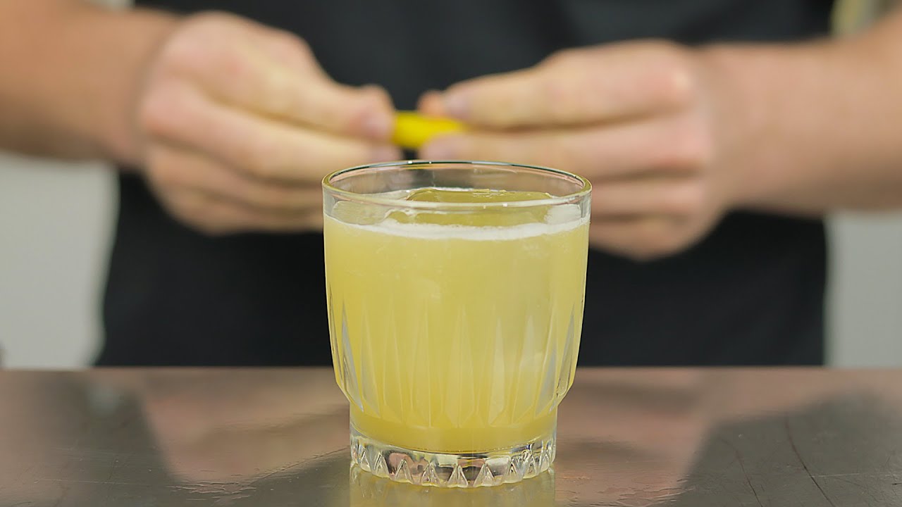 GOLD RUSH - Whiskey Sour x Bees Knees (ONLY 3-ingredients!)