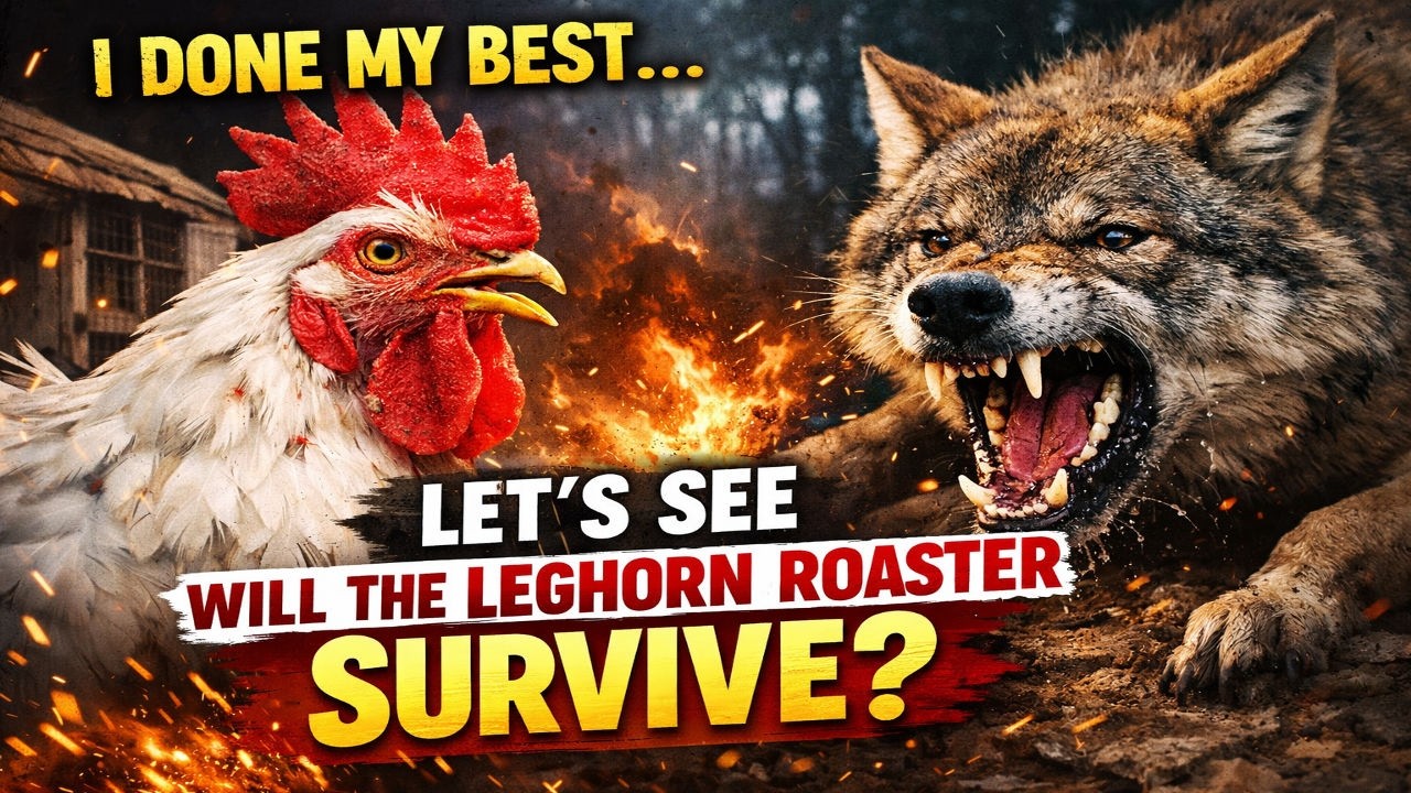 I done my best will the leghorn Roaster survive or not Day 57 of my Billionaire Journey And Struggle