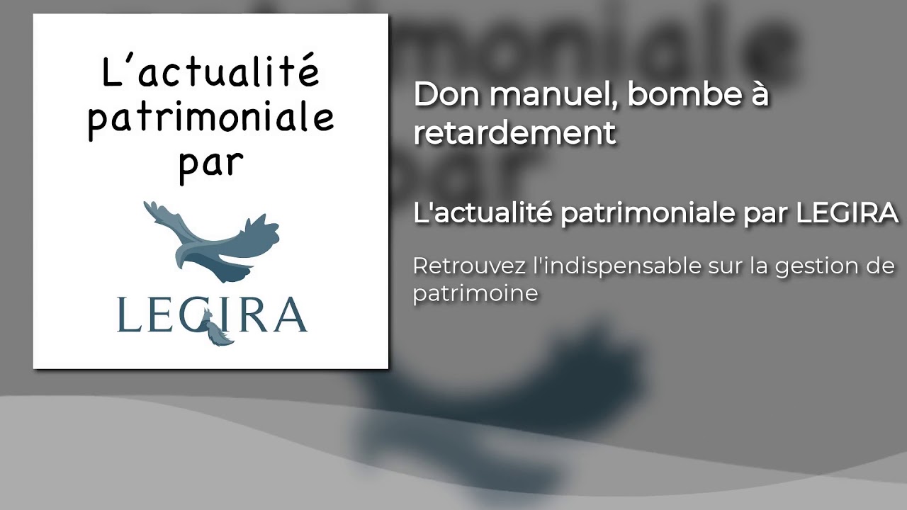 Le don manuel : une bombe véritable bombe à retardement