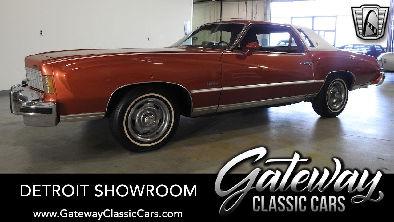 1975 Chevrolet Monte Carlo for sale Gateway Classic Cars of Detroit Stock#1691DET