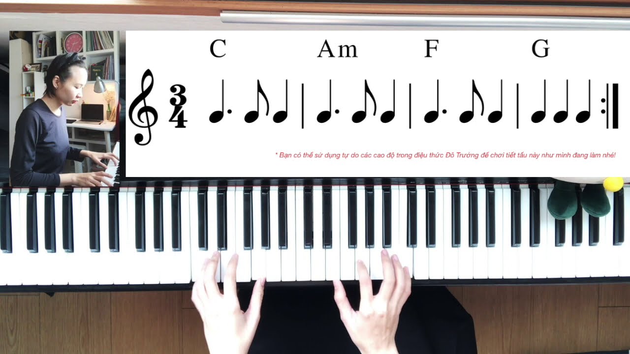 TẬP TIẾT TẤU VỚI NHỊP 3/4  | HỌC PIANO CÙNG NANA