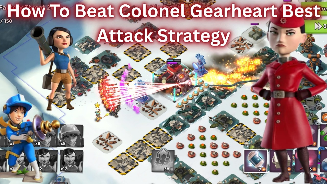 How To Beat Colonel Gearheart War Factory Boom Beach Attack Strategy 2026 02 13