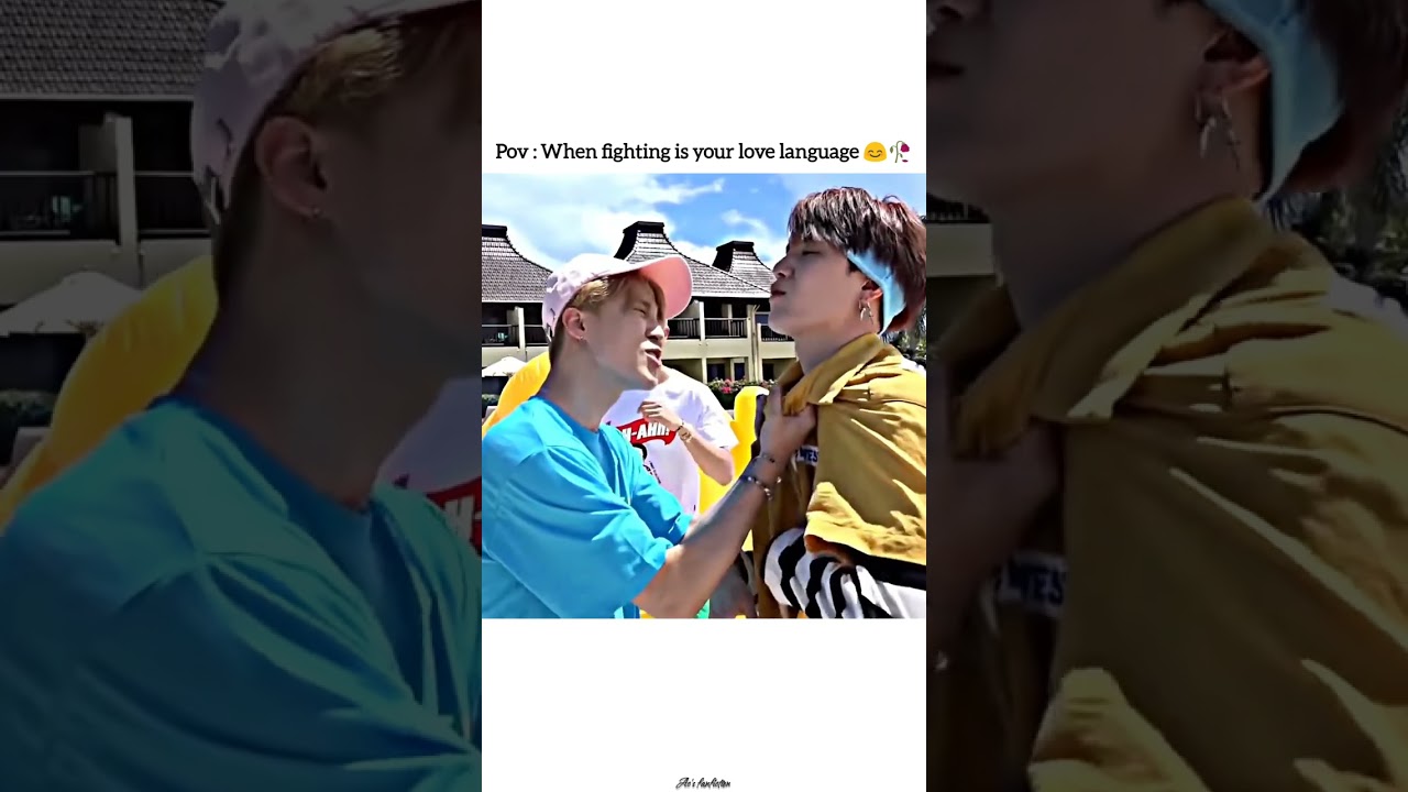 Yoonmin love language is fighting and teasing each other 😊🤗🥀 #yoonmin#yoongi#suga#jimin#mochi#bts