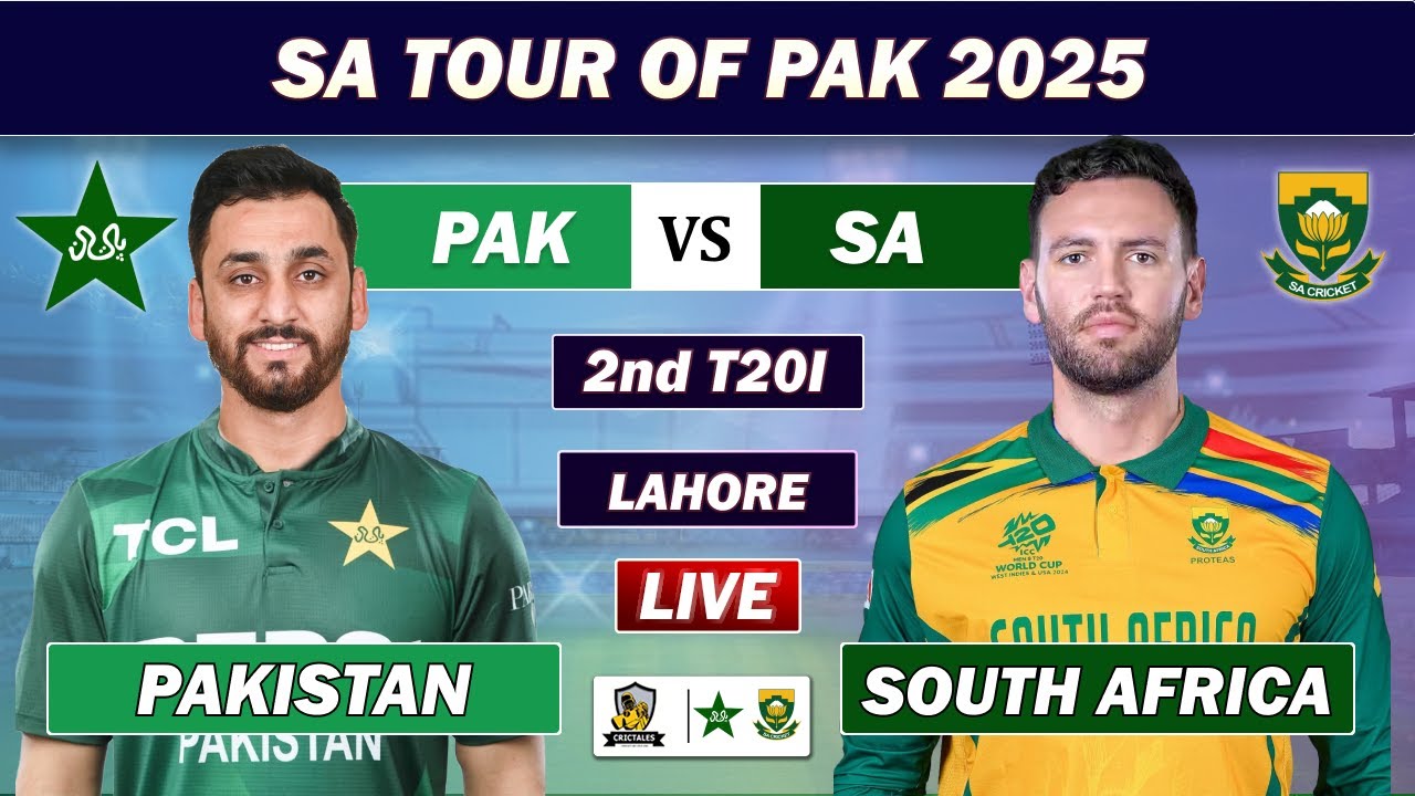 PAKISTAN vs SOUTH AFRICA 2nd T20 LIVE COMMENTARY | PAK vs SA LIVE CRICKET MATCH