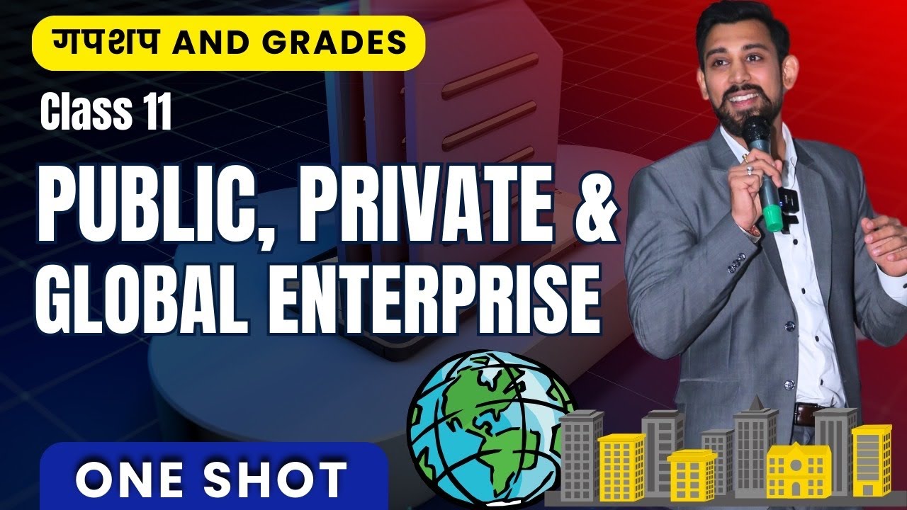 Day 9 | Business studies Revision | Class 11 | Public, Private and Global Enterprises | Chapter 3