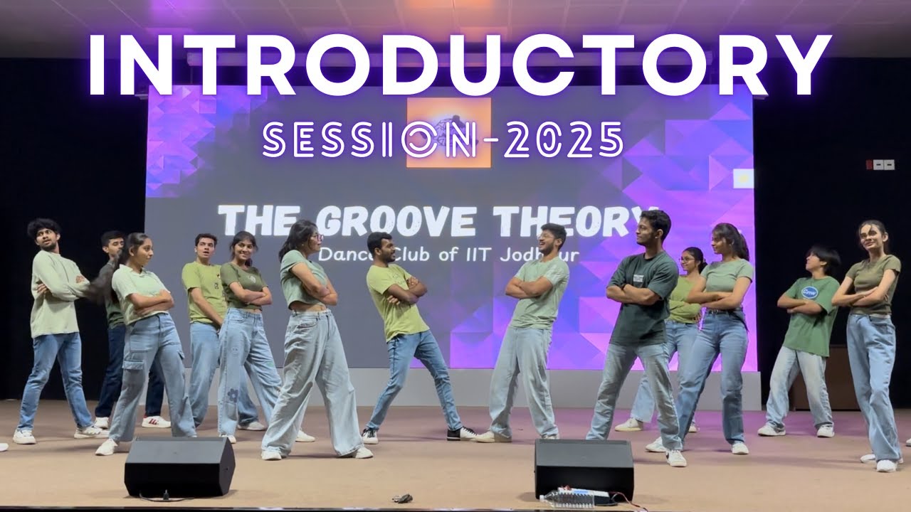 Dance Club Introductory Performance 2025 | The Groove Theory | IIT Jodhpur 
