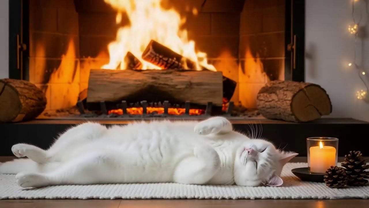 Soothing Sounds For Anxious Cats 🐾 | Calming 432Hz Music For Better Sleep And Warm Cozy Atmosphere