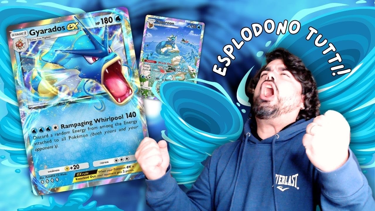 VAPOREON SUPPORTA, GYARADOS EX DEVASTA! - POKEMON POCKET ITA