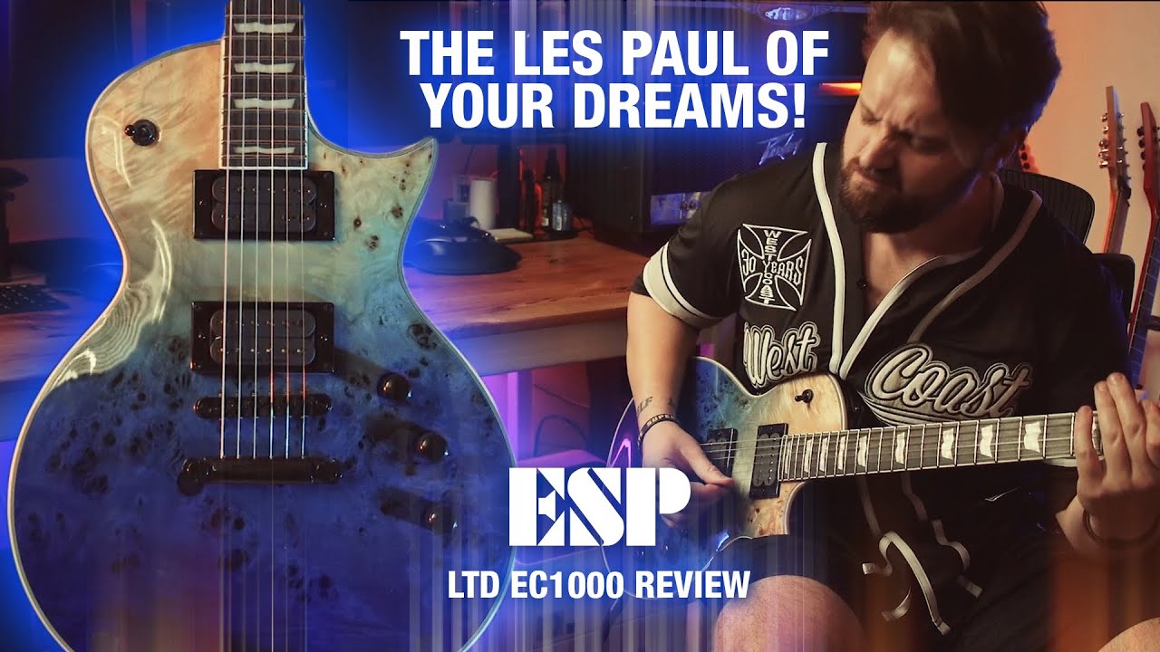 MID-RANGE GIBSON THREAT? | ESP LTD EC1000 Guitar Review