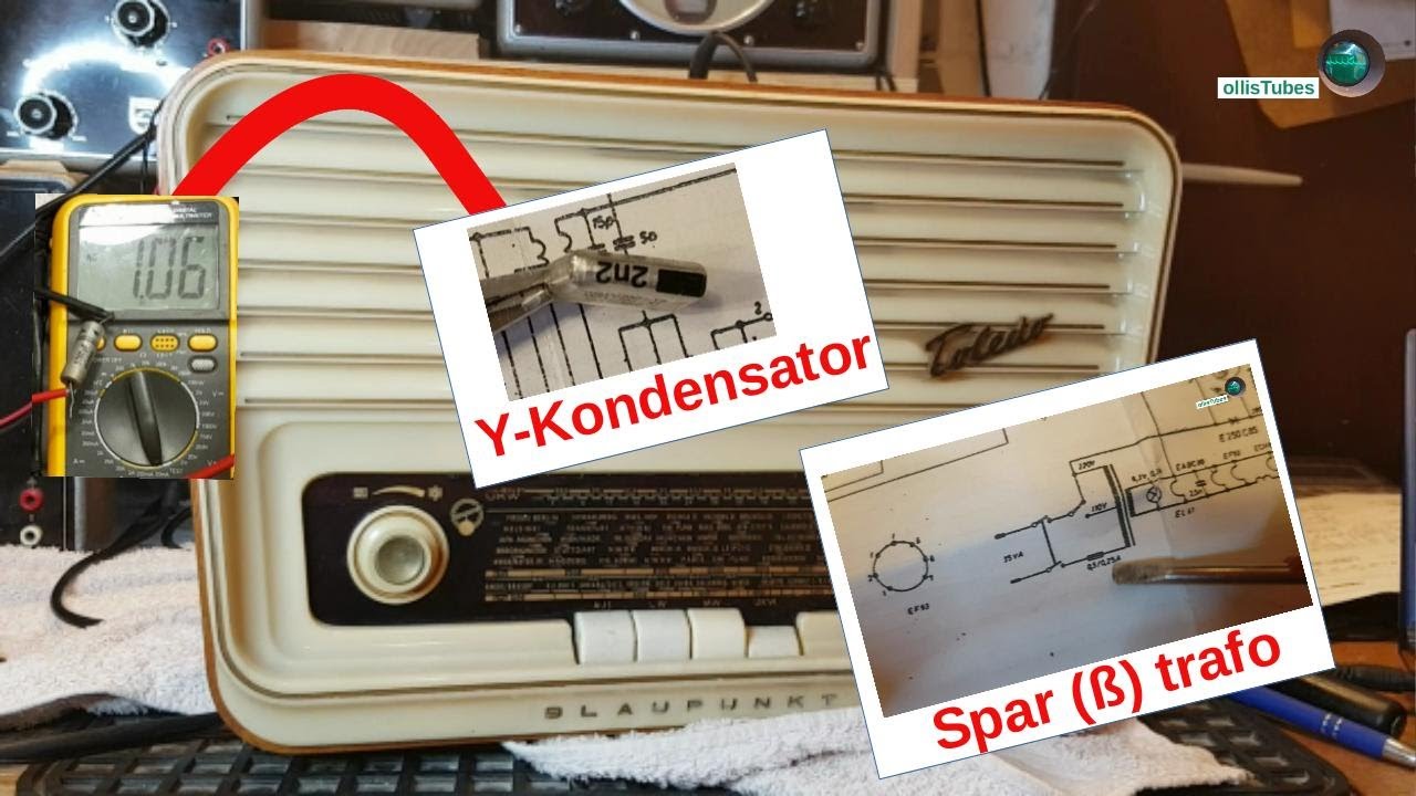 Röhrenradio unter Spannung - Blaupunkt Toledo