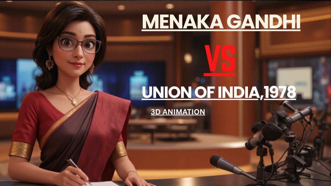 Maneka Gandhi vs Union of India (1978) | Landmark Judgment That Redefined Article 21 | 3D Animated