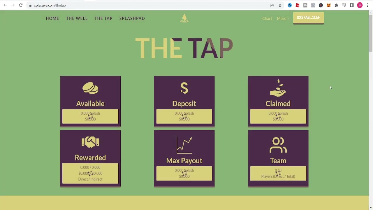 SPLASSIVE IS PAYING OUT PASSIVE CRYPTO DAILY WITH SPLASH TOKEN
