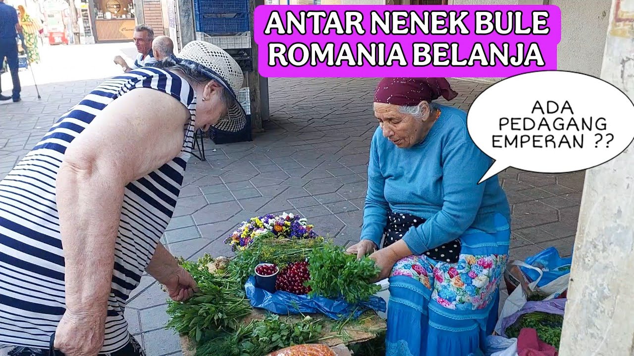 ANTAR NENEK BULE BELANJA AYAM UNTUK MASAK CIORBA  || ADA BUAH PLUM LANGKA DI SUPERMARKET 