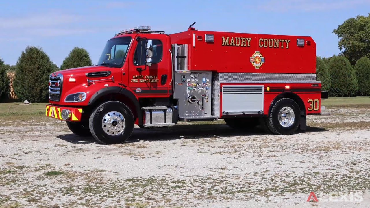 MAURY COUNTY FIRE DEPARTMENT - ALEXIS 2000 GALLON TANKER #2592 - COLUMBIA, TENNESSEE