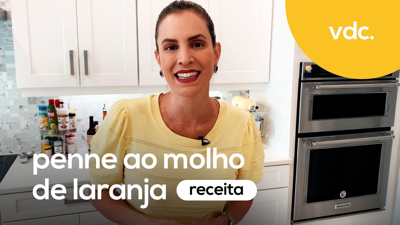 PENNE AO MOLHO DE LARANJA ( RECEITA ) - VLOG DA CASSI