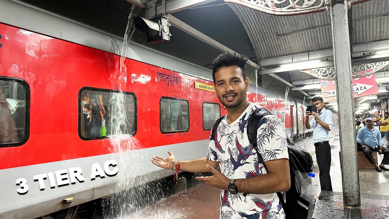 3AC journey in Ranchi Rajdhani *Aakhir train se utarna pad gya  *