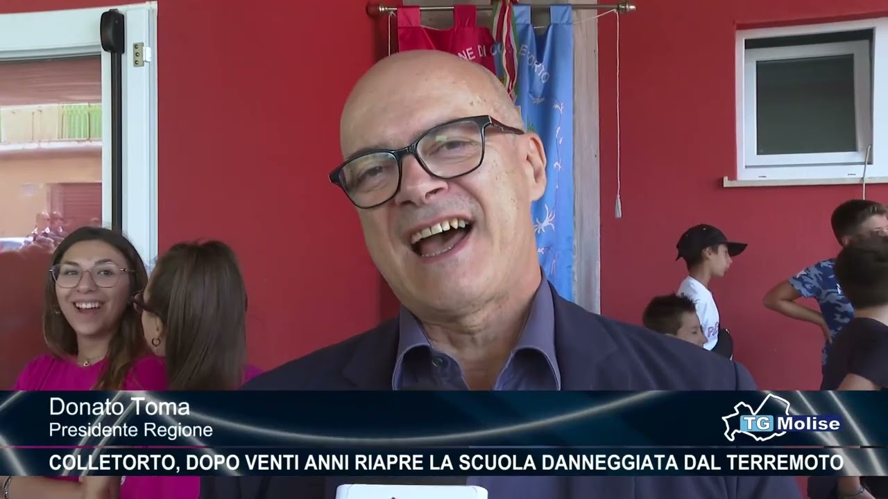 Colletorto, dopo venti anni riapre la scuola danneggiata dal terremoto