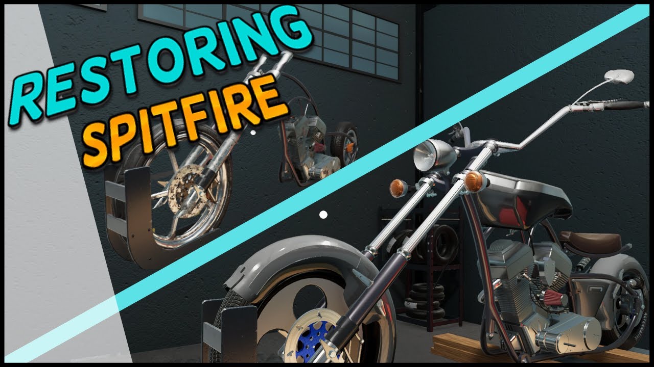 Restoring Spitfire - Motorcycle Mechanic Simulator 2021