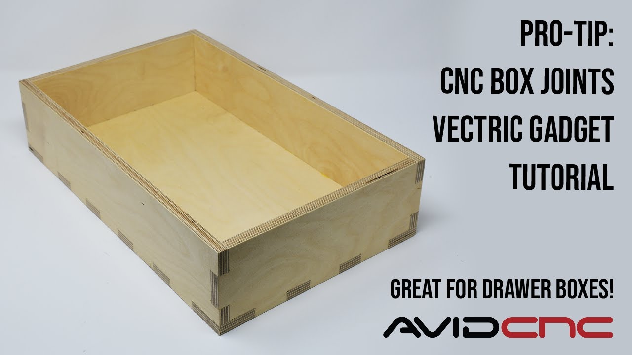 Простые ящики для ящиков с ЧПУ Vectric Box и крепление «ласточкин хвост»