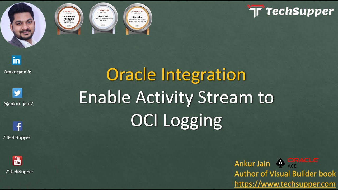 Enable Oracle Integration Activity Stream to OCI Logging Service