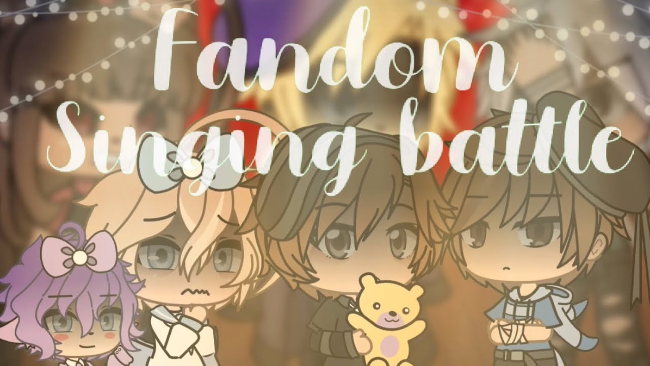 FANDOMS SINGING BATTLE | (Fnaf vs Tattletale vs Kindergarten) Gacha Life