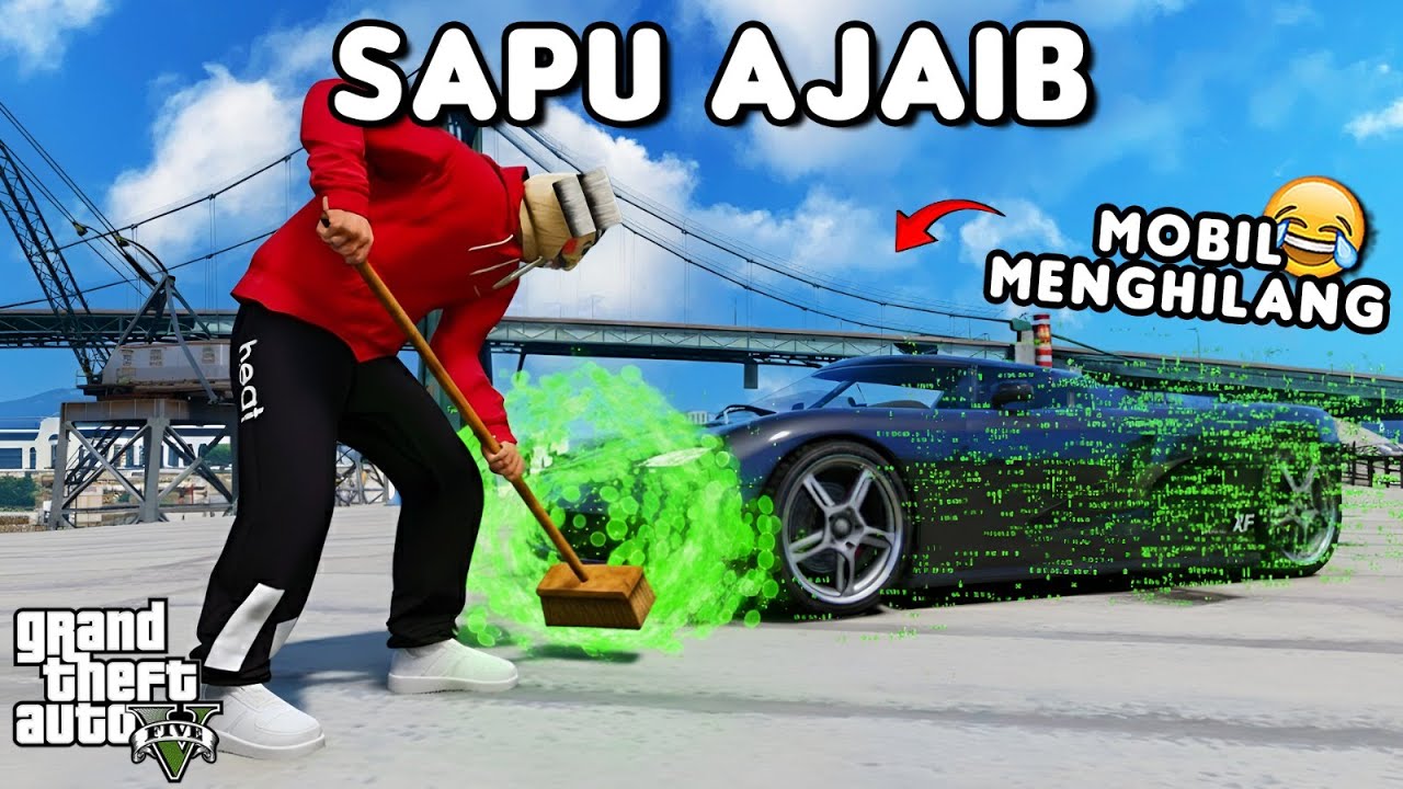SAPU AJAIB MENGHILANGKAN SEMUA MOBIL - GTA 5 ROLEPLAY
