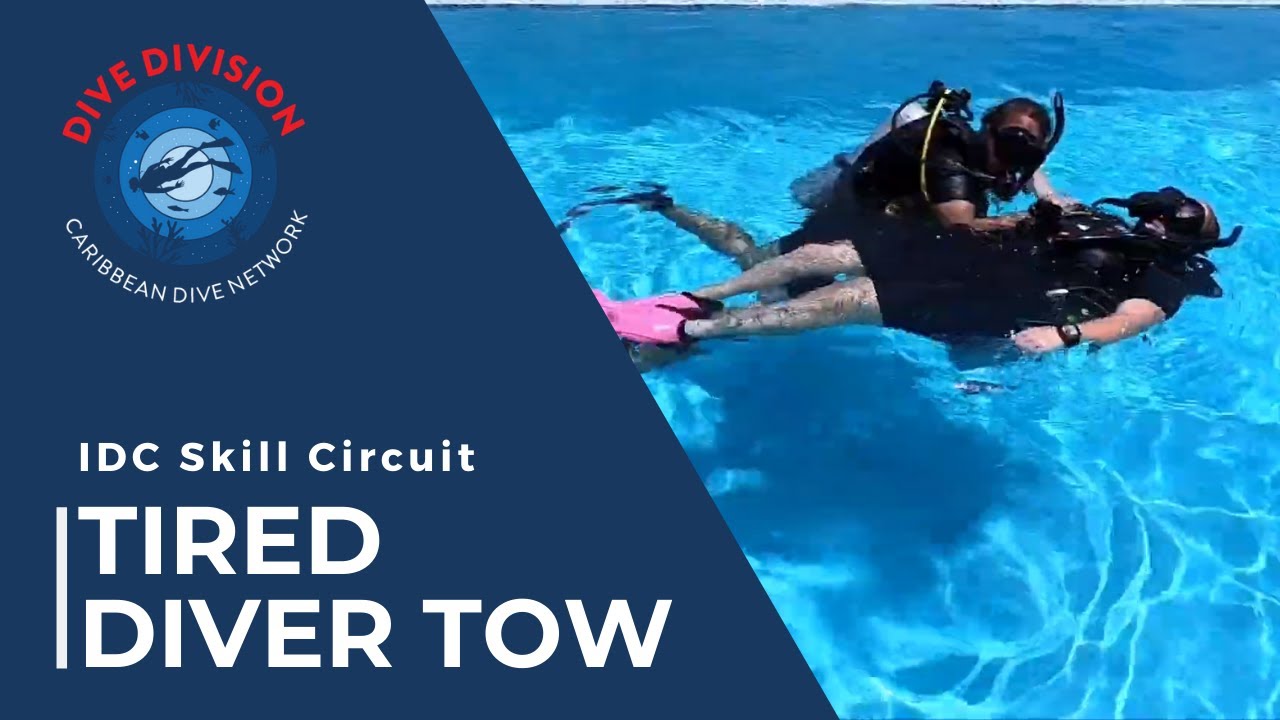 PADI IDC Skill Circuit: Tired Diver Tow (Revised Instructor Development Course)