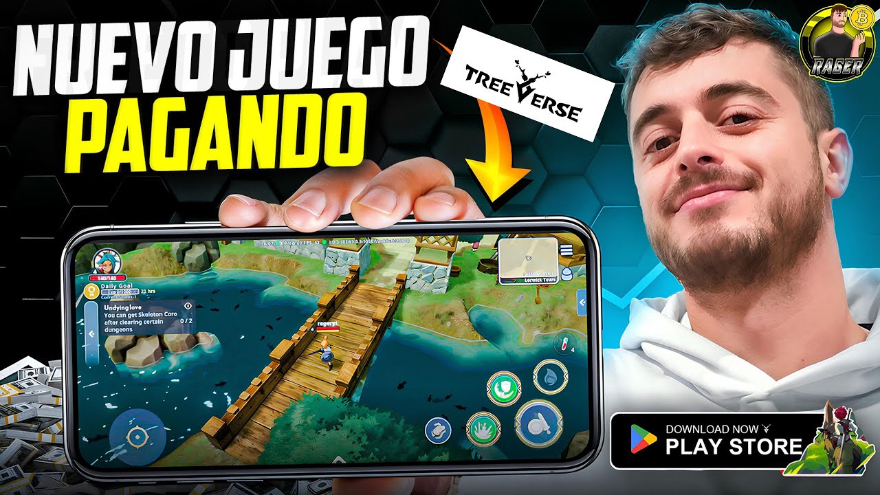 🚀JUEGO NFT PAGANDO BIEN para PC y CELULAR 💥 TUTORIAL C&oacute;mo Generar 💥NFT FREE TO PLAY 💥 TREEVERSE