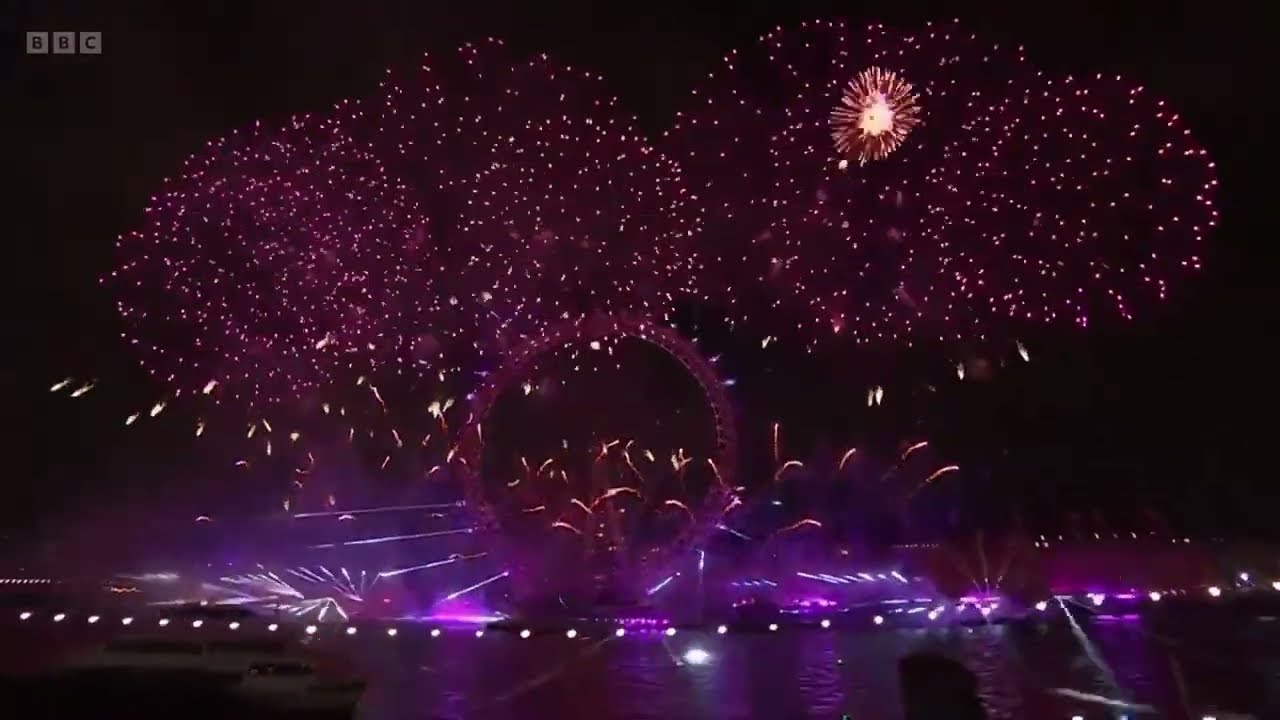 London New Year's Eve Fireworks 2025 - (mostly) Crystal Clear Soundtrack