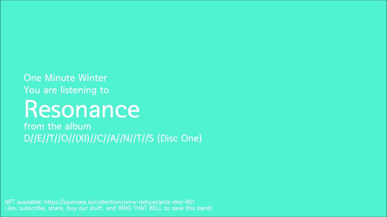 One Minute Winter - Resonance 【Legator Lucas Mann LM-9】【オリジナル】