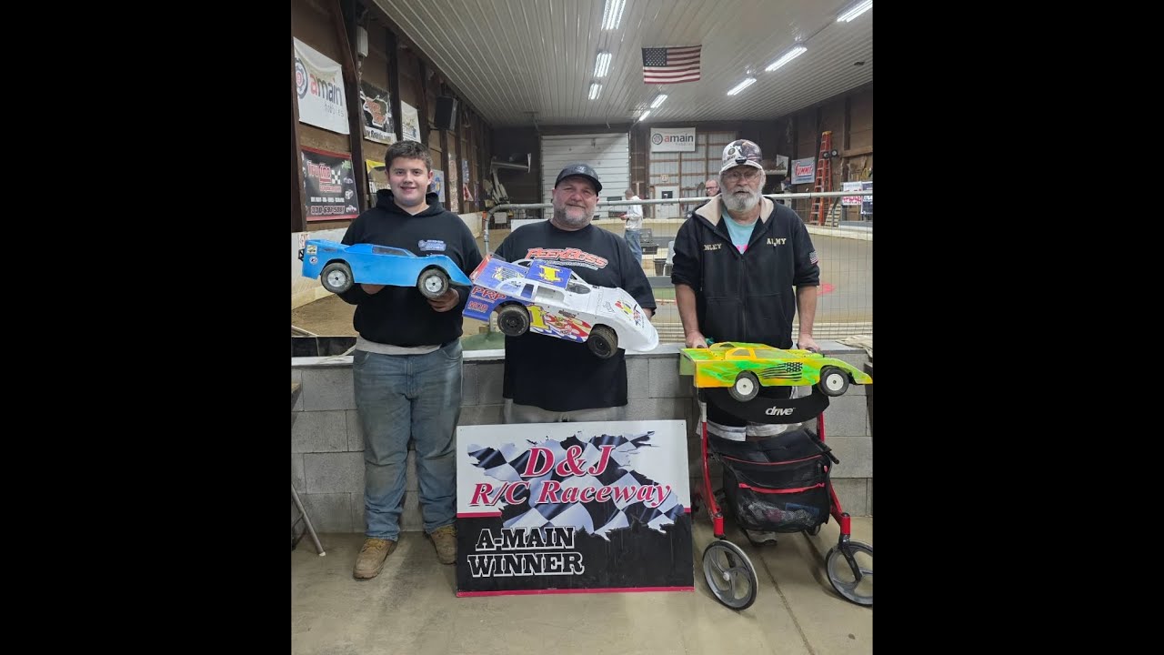 Traxxas Late Model in the Crate Late A-Main on January 10, 2026 at D&J Raceway in Wooster, Ohio