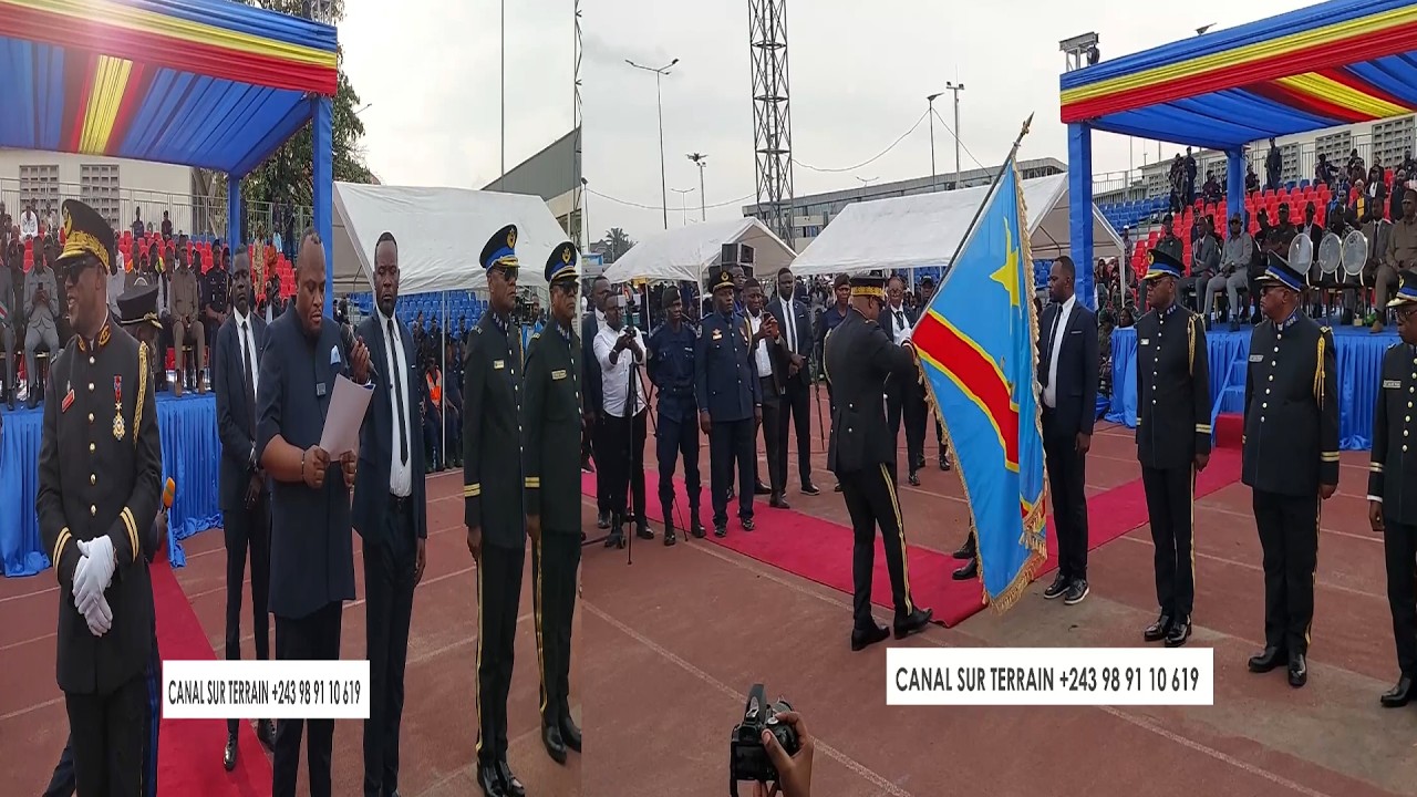 CANAL SUR TERRAIN : GENERAL ISRAEL KANTU AZUI OFFICIELEMENT FONCTION NA YE NA VILLE YA KINSHASA