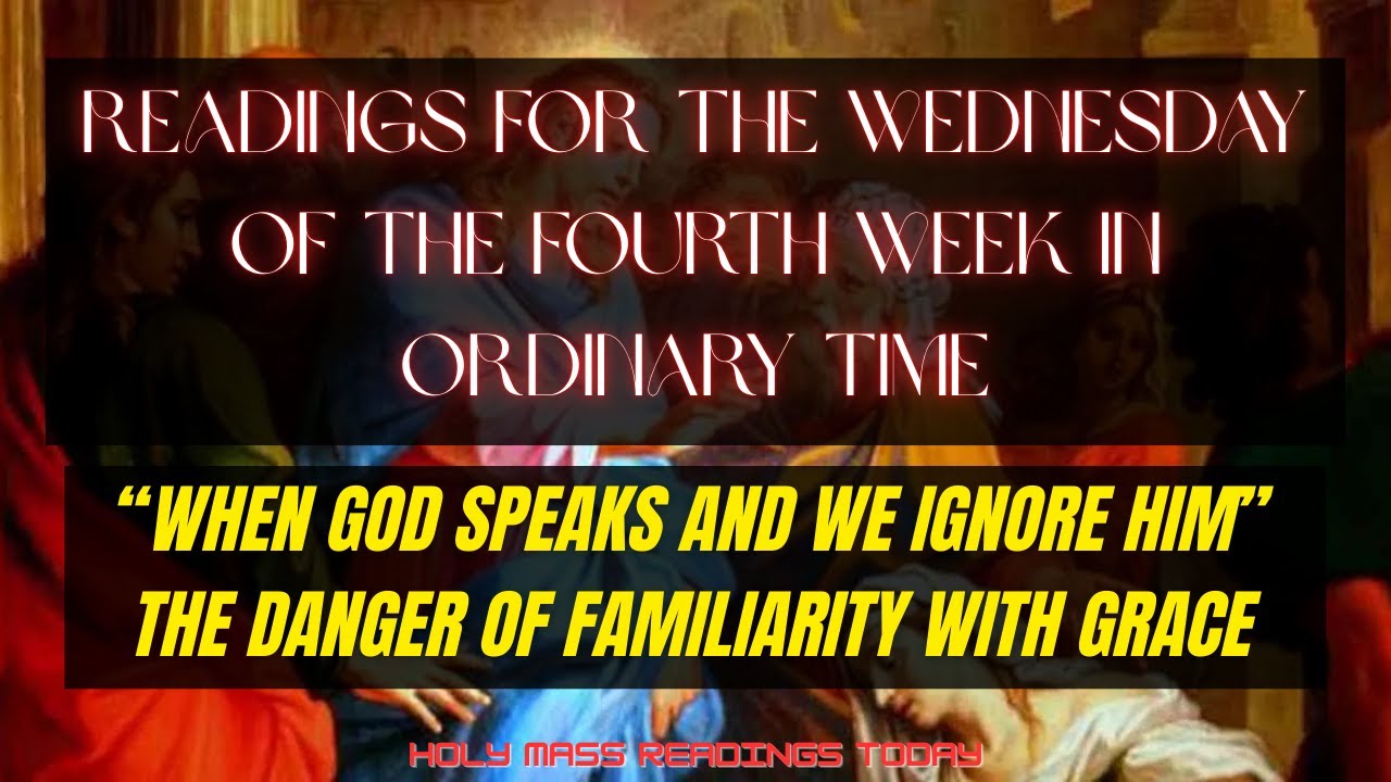 They Knew Him… Yet Rejected Him 💔 | A Warning from Today’s Gospel