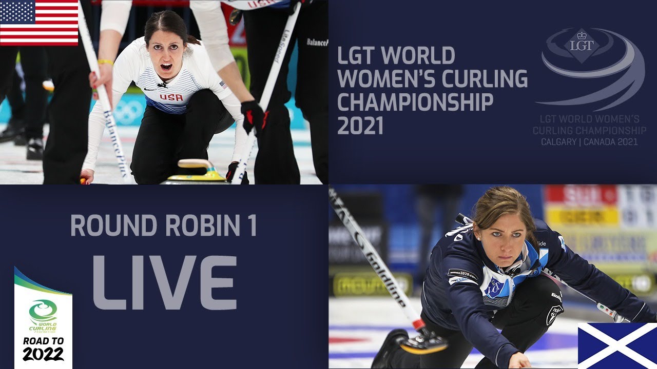 United States v Scotland - Round Robin - LGT World Women's Curling Championship 2021
