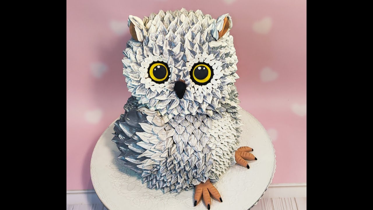 🦉Кремовый З - Д торт 