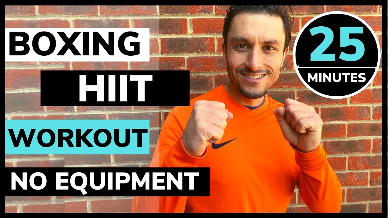 25 Minute HIIT Boxing Workout NO EQUIPMENT // GET SHREDDED