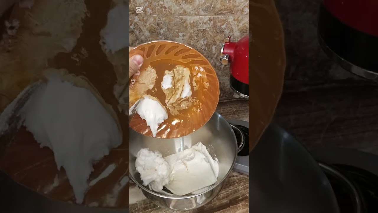 كريمة الزبدة و قاناج شوكولا بيضاء للحشو روووعة