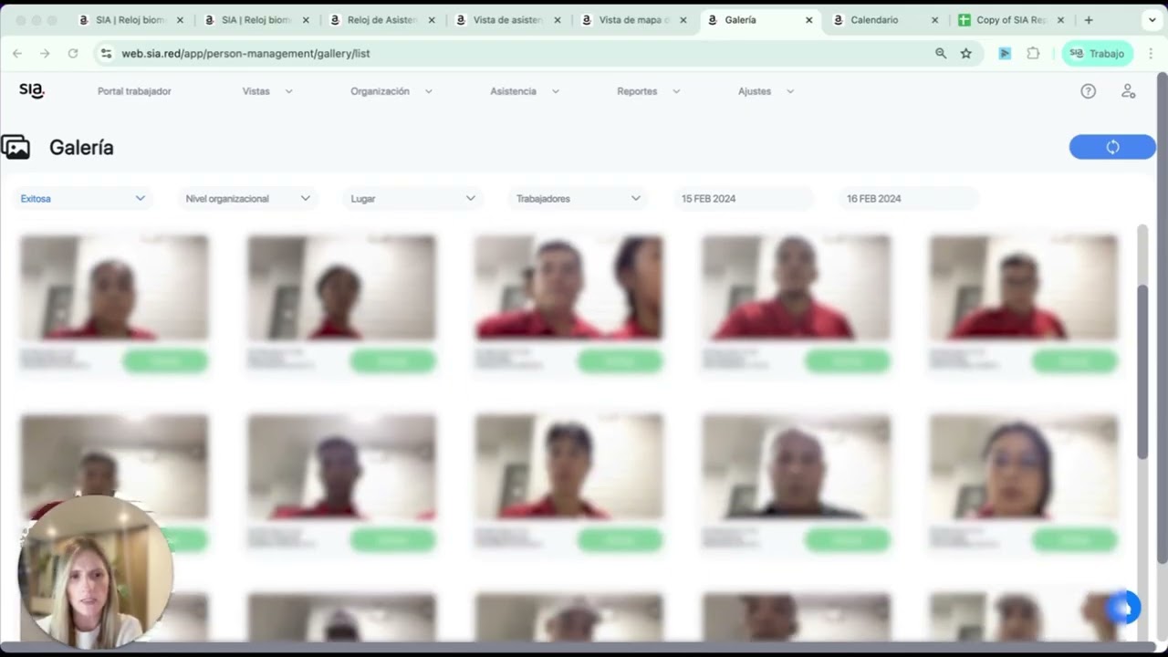 Demo SIA - Reloj y Software de Asistencia
