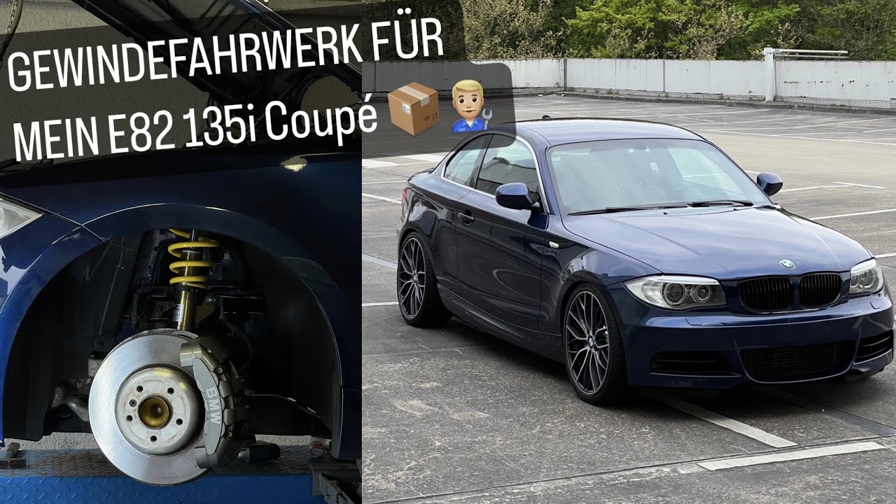 ST Gewindefahrwerk für mein BMW E82 135i Coupé  |  Deepgelegt 4K