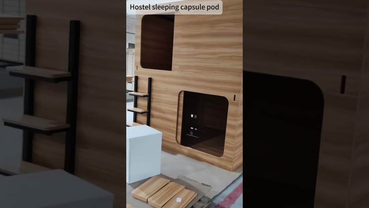 Hostel capsule bed plywood hostel bunk bed