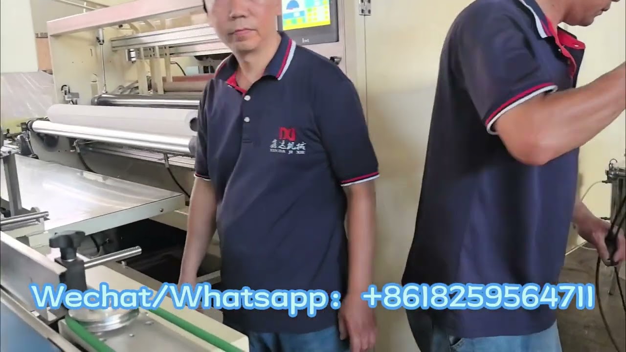High Speed toilet paper rewinding with glue lamination production line