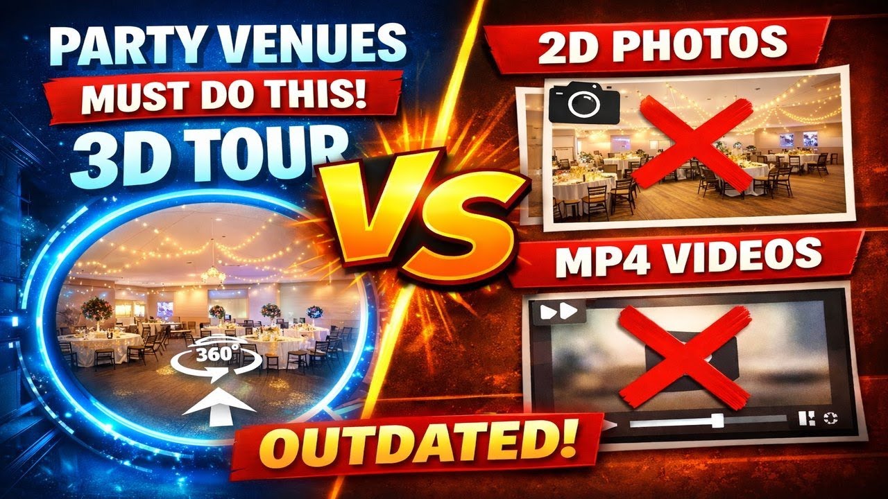 Engagement that 2D PICTURES & VIDEOS can’t deliver for a #partyvenue  #banquet  #hotels  #resorts