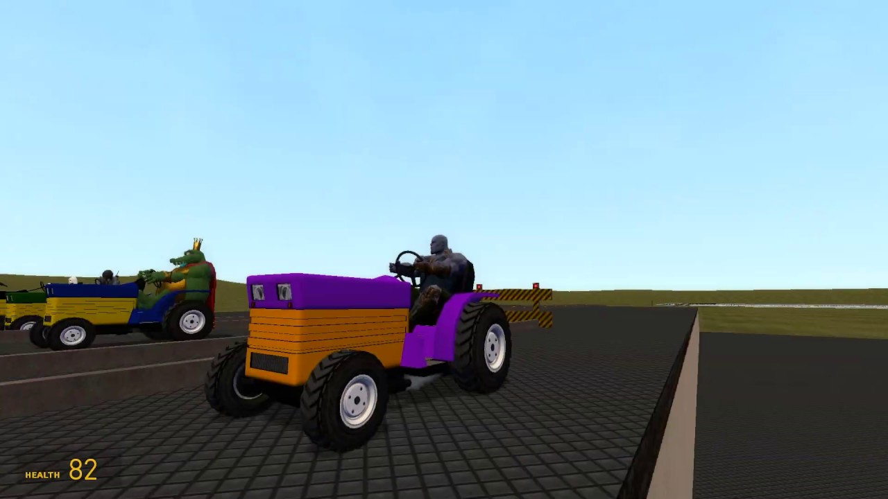 GMod 2018(+1) Winter Olympics Tractor Race