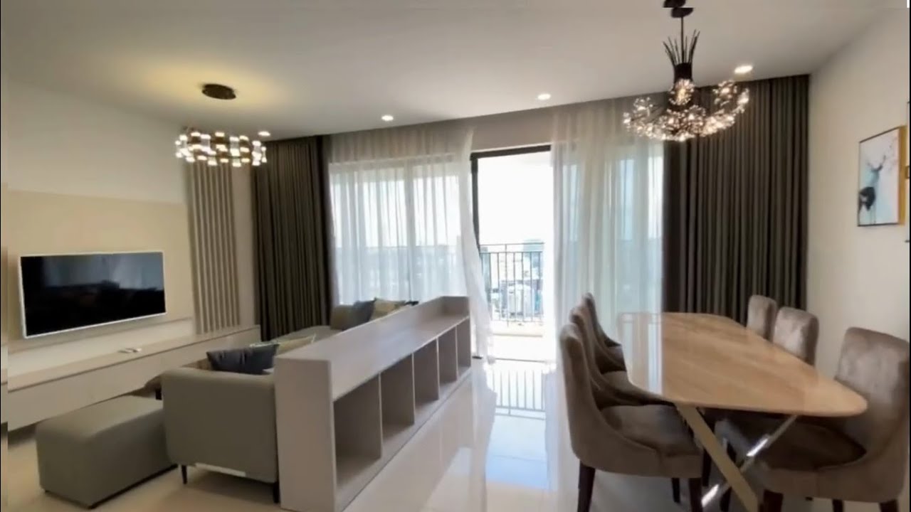 Cho thuê căn hộ The View Riviera Point quận 7 loại 3 phòng ngủ 148m2 3PN view sông & PMH giá 1,500$