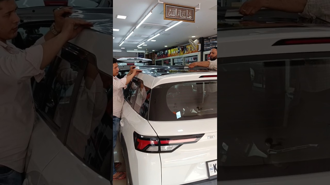 New Brezza Roof Wrapping #brezza #maruti #marutisuzukibrezza2022