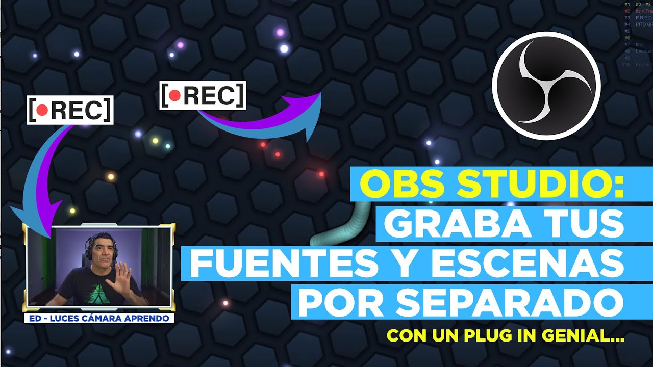 OBS: Graba en paralelo tus FUENTES Y ESCENAS completas ► ¡Nuevo PLUG IN!