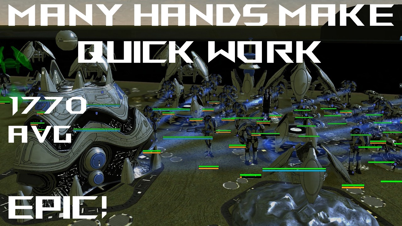 Exactly 1 Hour Epic 6v6 Custom on MAP GEN | Supreme Commander FAF Cast #928