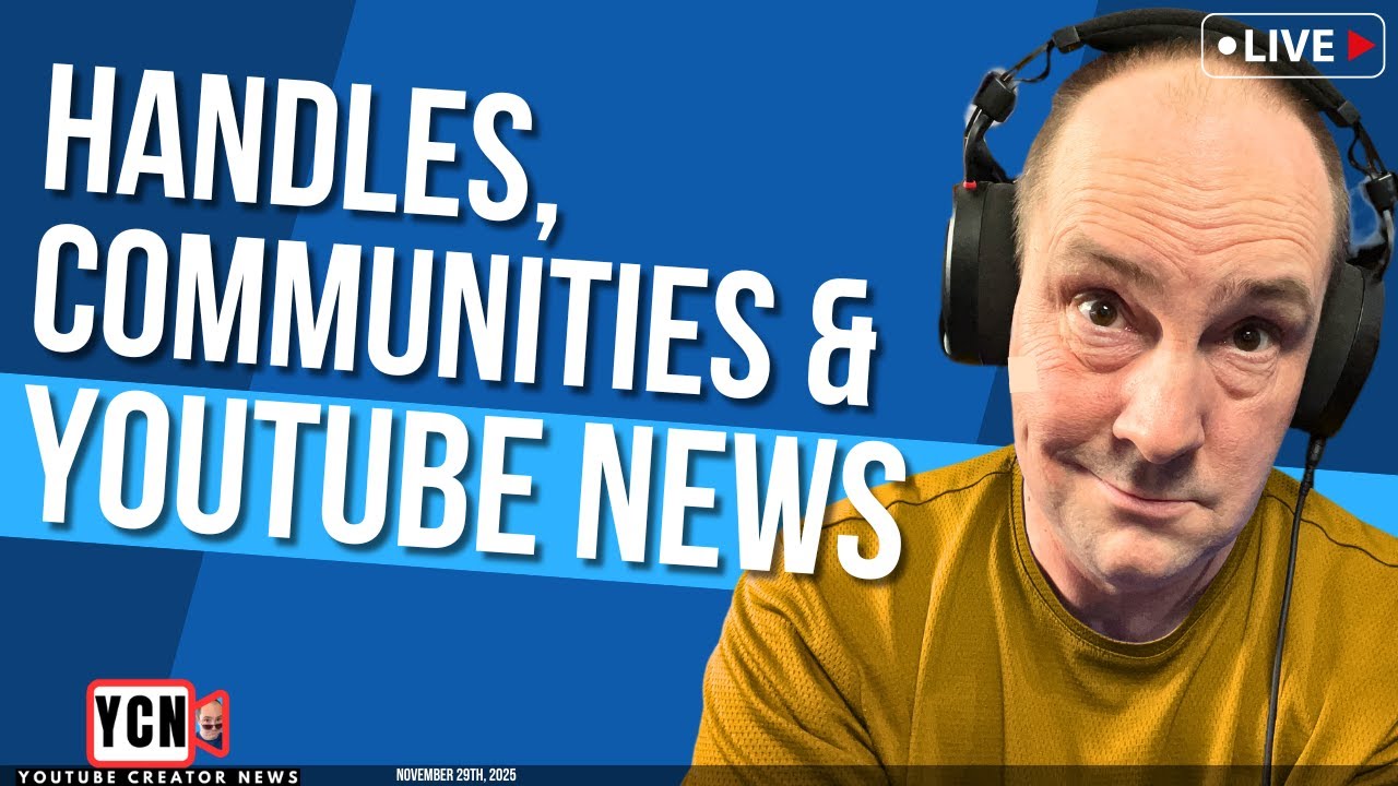 Handles Confirmed, More Communities Updates - YouTube Creator News LIVE