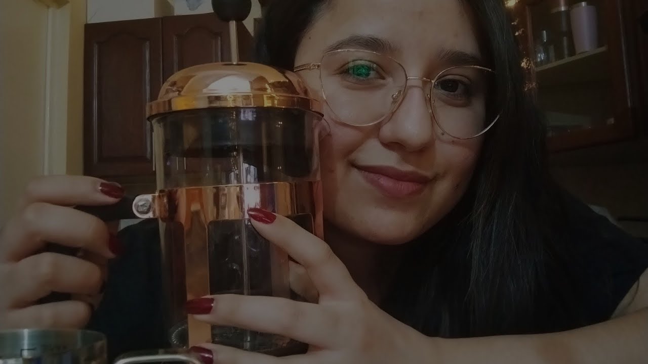 asmr: les muestro mis cosas para preparar café + tazas favoritas + story time ~ soft spoken