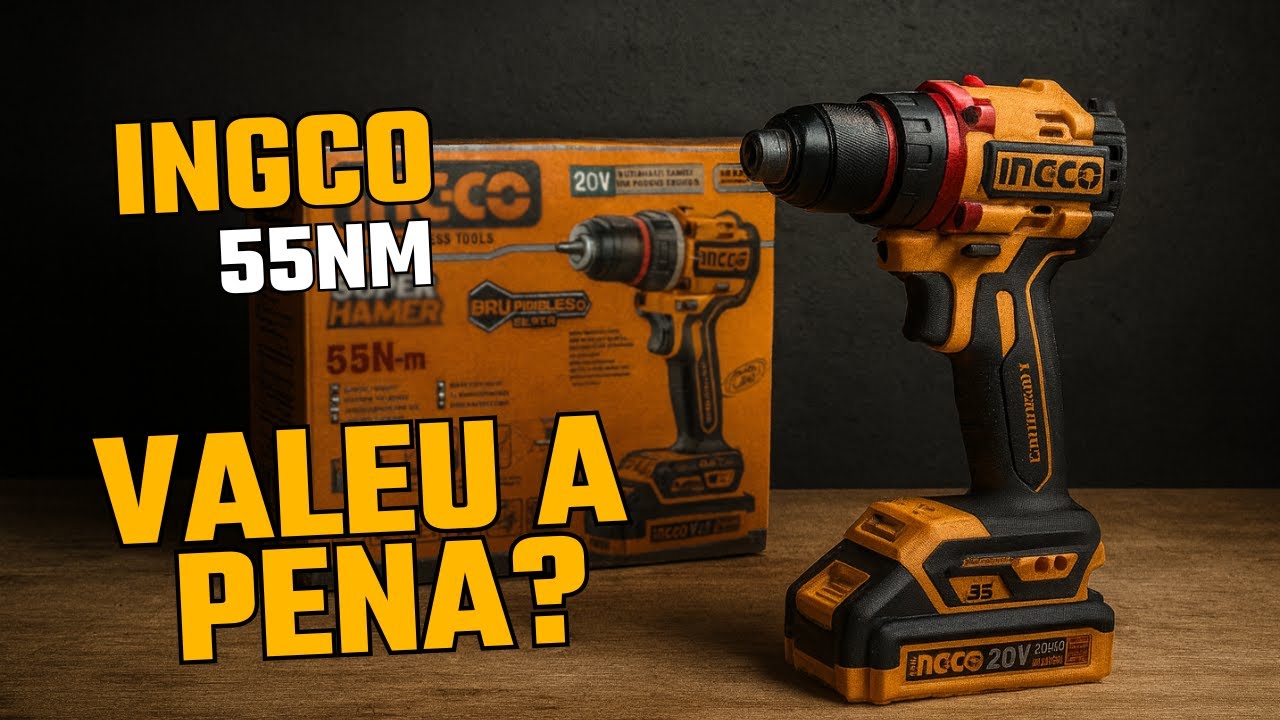 INGCO 20V Brushless é boa? TESTE COMPLETO com torque real e análise sincera!